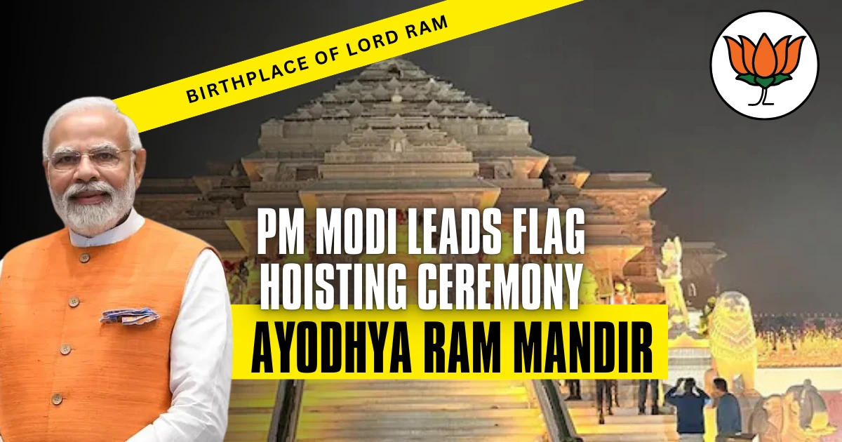 Ayodhya Ram Mandir Flag Hoisting: PM Modi Leads Historic Dhwajarohan Ceremony
