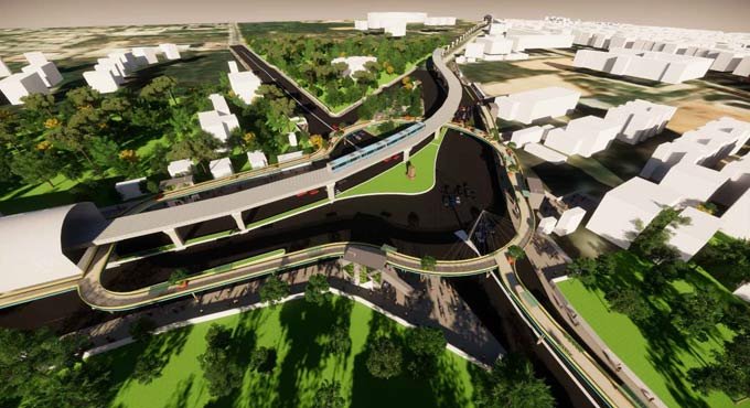 Hyderabad skywalk project